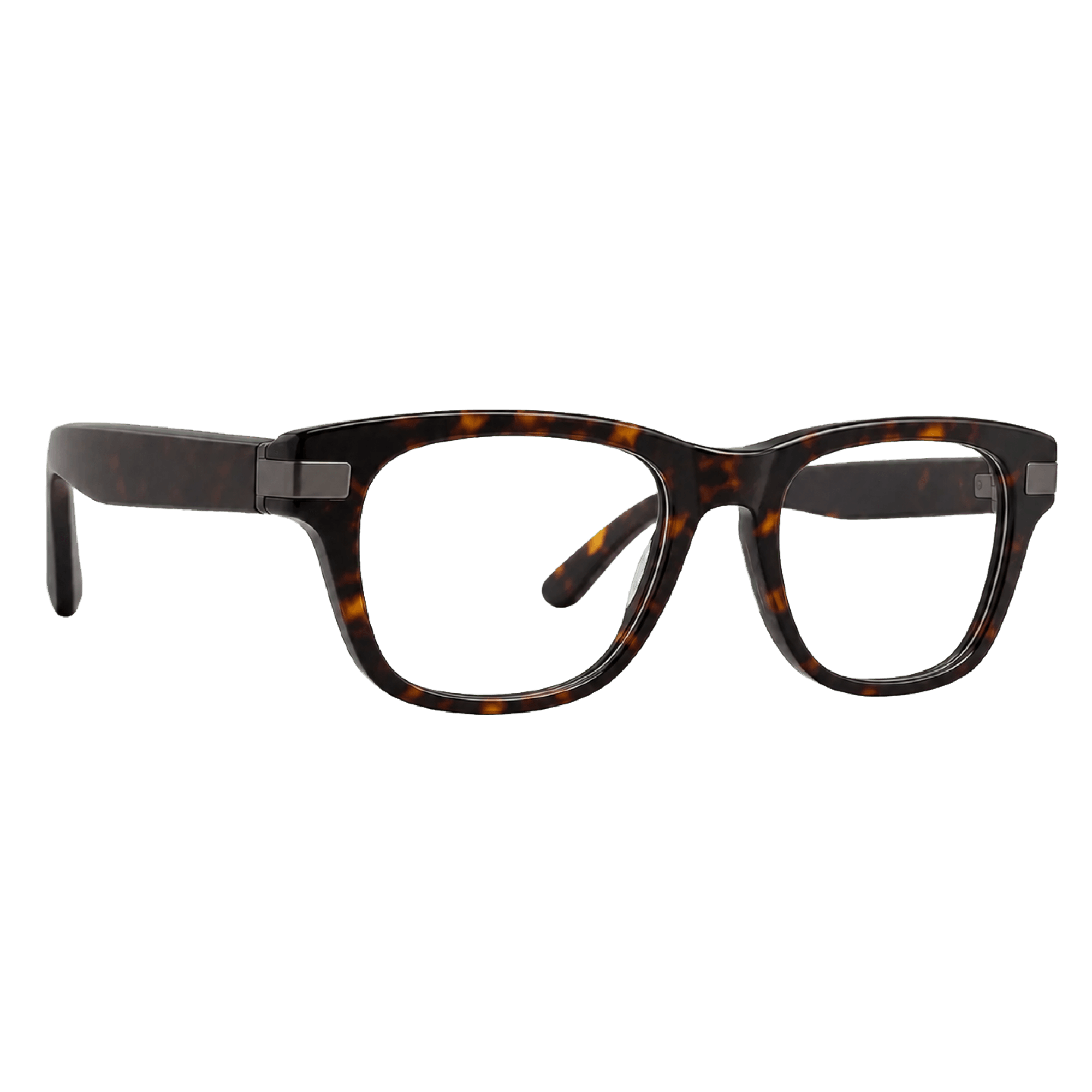Classic Wayfarer hearing-enhancement eyewear